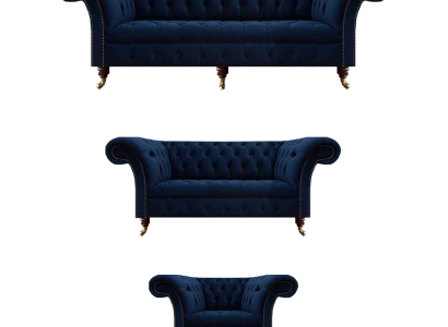 Wohnzimmer Komplett Möbel 3tlg Sofas Couch Luxus Sessel Textil Einrichtung